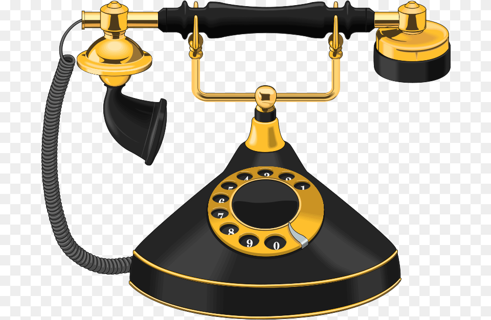 Old Telephone Old Fashioned Phone, Electronics, Dial Telephone, Smoke Pipe Free Png Download