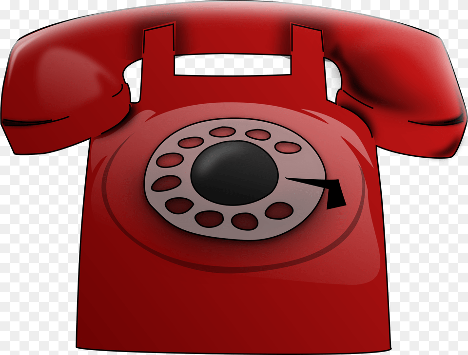 Old Telephone Download Red Rotary Phone, Electronics, Dial Telephone Free Transparent Png