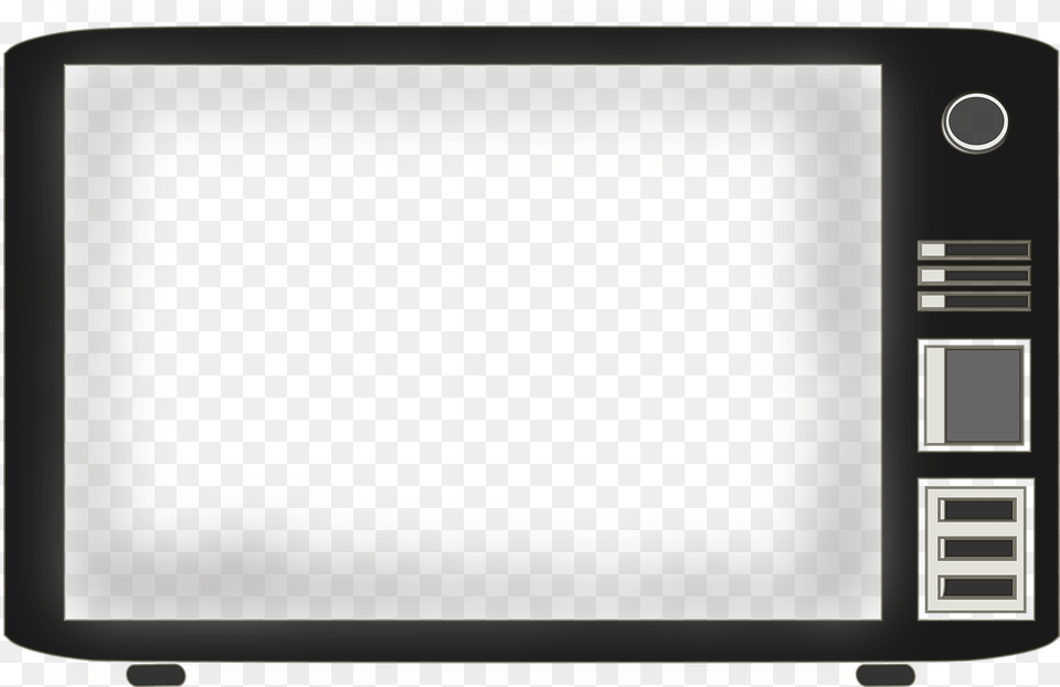 Old Television, Screen, Electronics, Machine, Oven Free Png