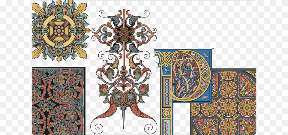 Old Time Decorations And Medieval Ornaments Medieval Ornament Vector Free, Pattern, Art, Floral Design, Graphics Png