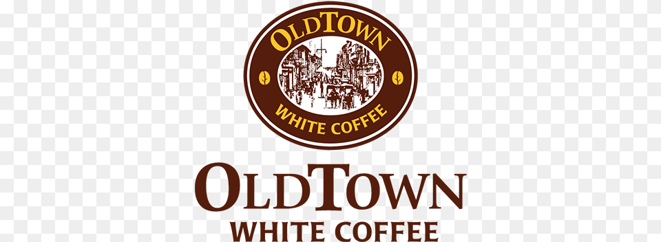 Old Town White Coffee Logo, Architecture, Building, Factory, Advertisement Free Png