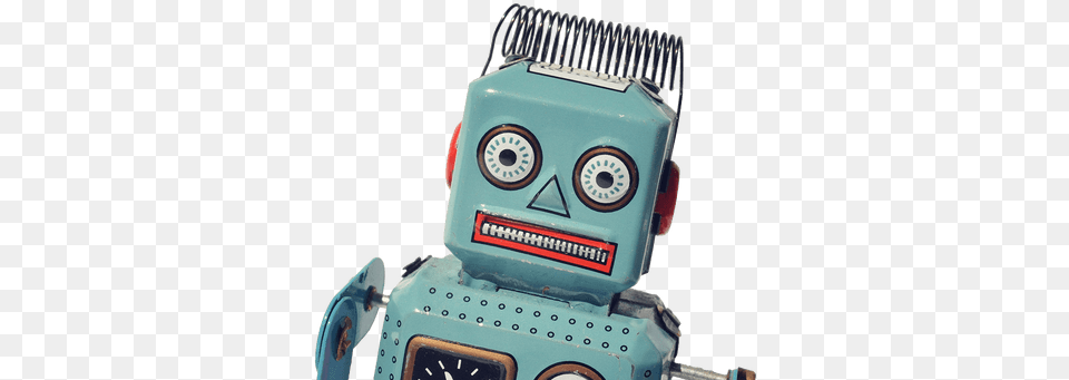 Old Toys, Robot, Device, Grass, Lawn Png Image