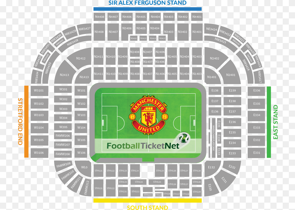 Old Trafford Stadium Seating Plan, Architecture, Arena, Building, Scoreboard Free Png Download