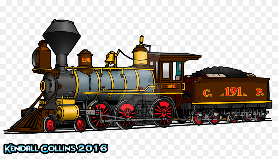 Old Train Engine Clip Art, Railway, Locomotive, Machine, Motor Png Image