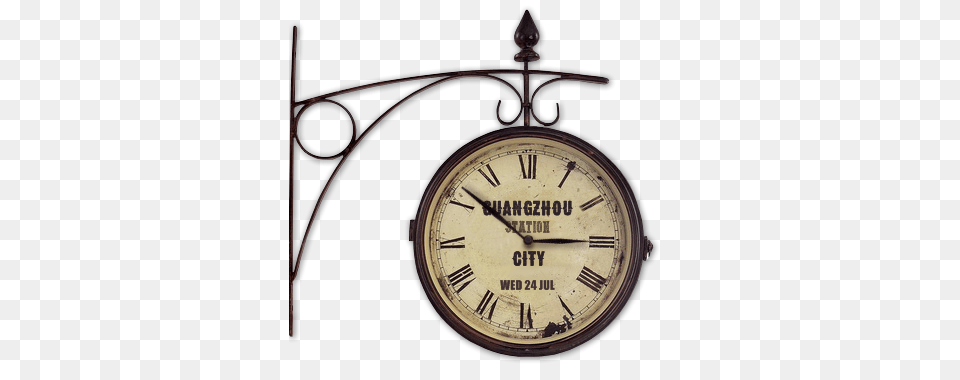 Old Train Station Clock For Xwidget, Analog Clock, Wall Clock, Smoke Pipe Free Png