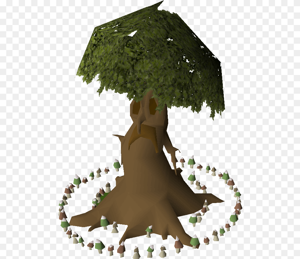 Old Tree Spirit Tree Osrs Hd Download Original Size Spirit Tree And Fairy Ring, Plant, Vegetation, Outdoors, Land Free Transparent Png