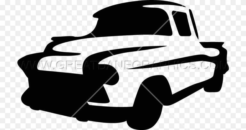Old Truck Riding Low Production Ready Artwork For T Shirt Printing, Vehicle, Transportation, Pickup Truck, Wheel Free Transparent Png