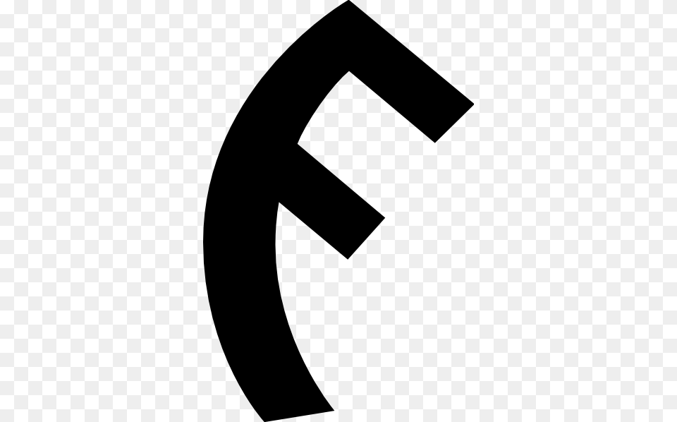 Old Turkic Letter G Clip Art Vector, Symbol, Number, Text, Logo Free Png Download