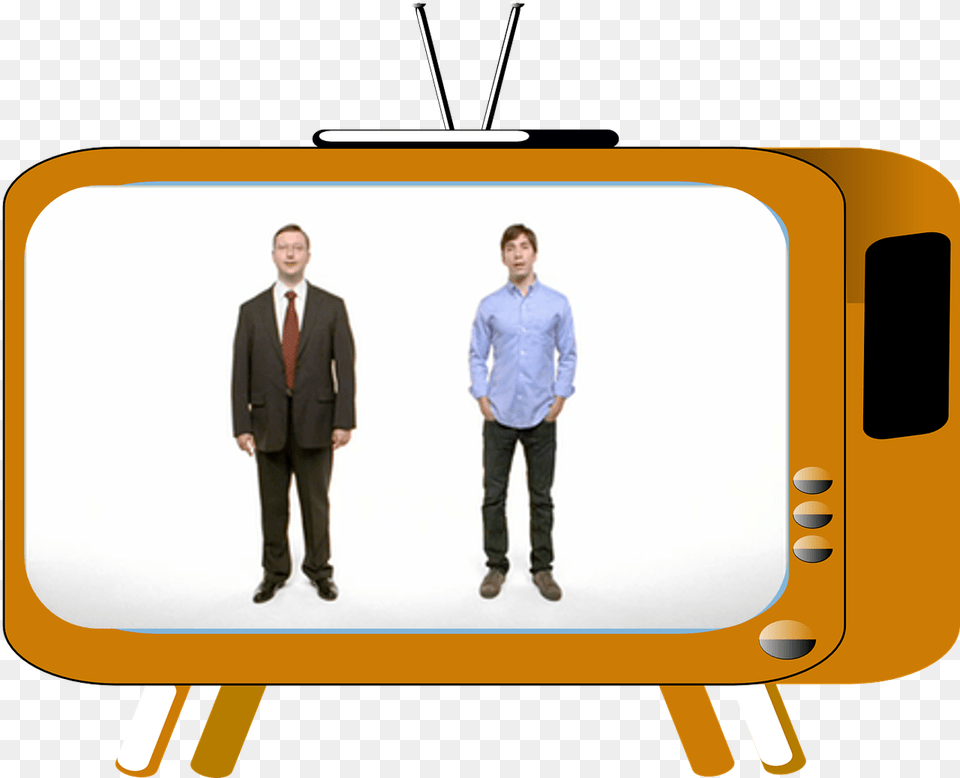 Old Tv, Screen, Electronics, Adult, Person Free Png Download