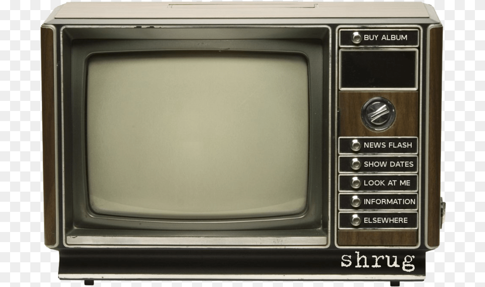Old Tv Black And White Tv, Computer Hardware, Electronics, Hardware, Monitor Free Png
