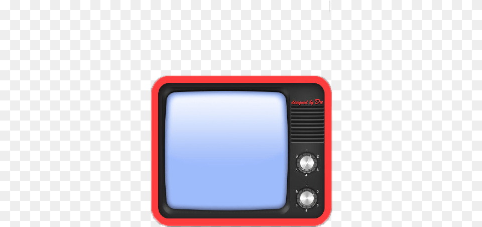 Old Tv Cartoon Red Download Television, Computer Hardware, Electronics, Hardware, Monitor Free Png