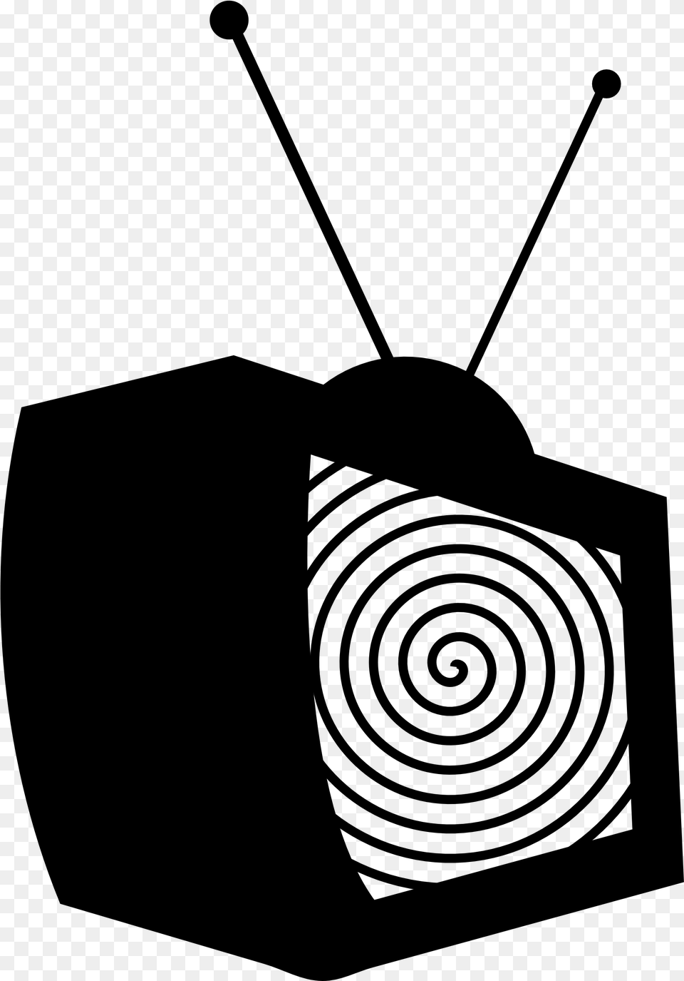 Old Tv Cliparts Tv Hypnose, Gray Free Transparent Png