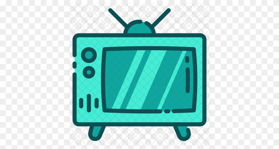 Old Tv Icon Illustration, Computer Hardware, Electronics, Hardware, Monitor Free Transparent Png