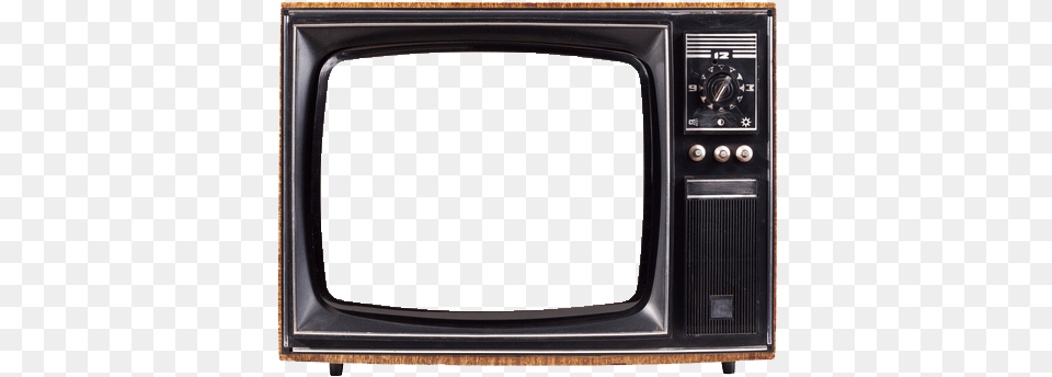 Old Tv With Screen Old Tv, Appliance, Oven, Monitor, Microwave Free Transparent Png