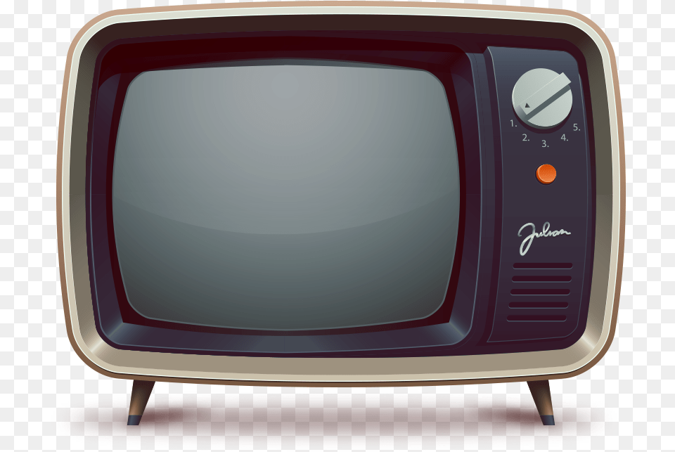 Old Tv Vector Icons Logos Burford Bananas Television Set, Computer Hardware, Electronics, Hardware, Monitor Png Image