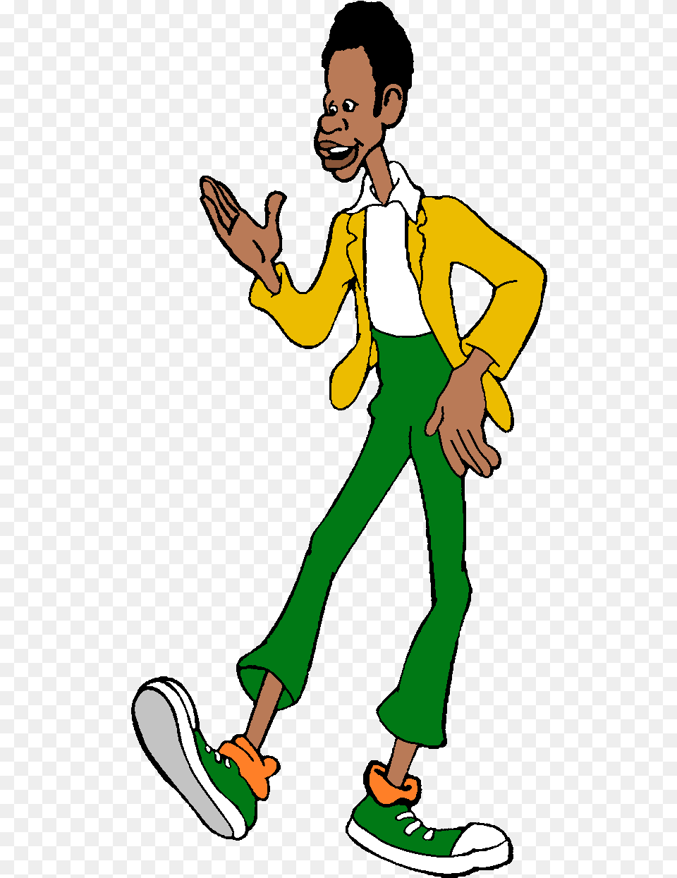 Old Weird Harold Harold Fat Albert Characters, Person, Clothing, Footwear, Shoe Free Png