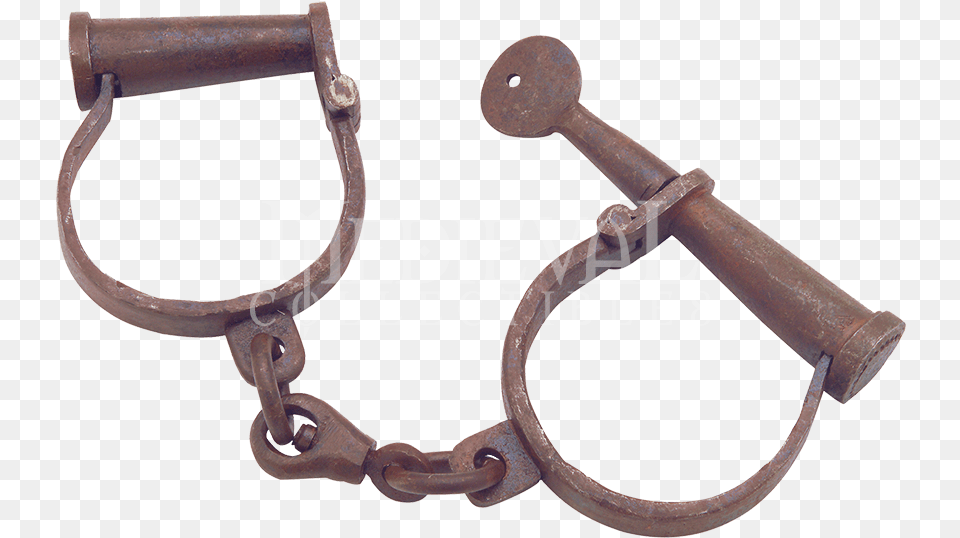 Old West Antique Handcuffs Old West Handcuffs, Smoke Pipe Png Image