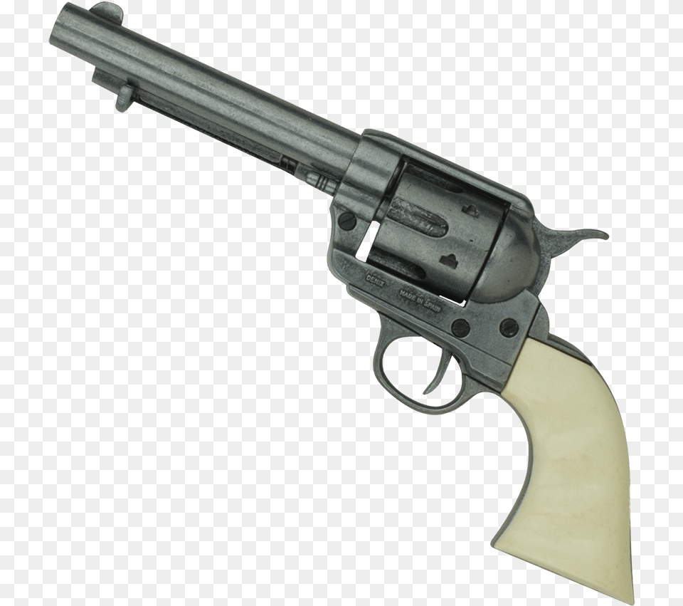 Old West Frontier Grey Finish Revolver Revolver, Firearm, Gun, Handgun, Weapon Free Png Download