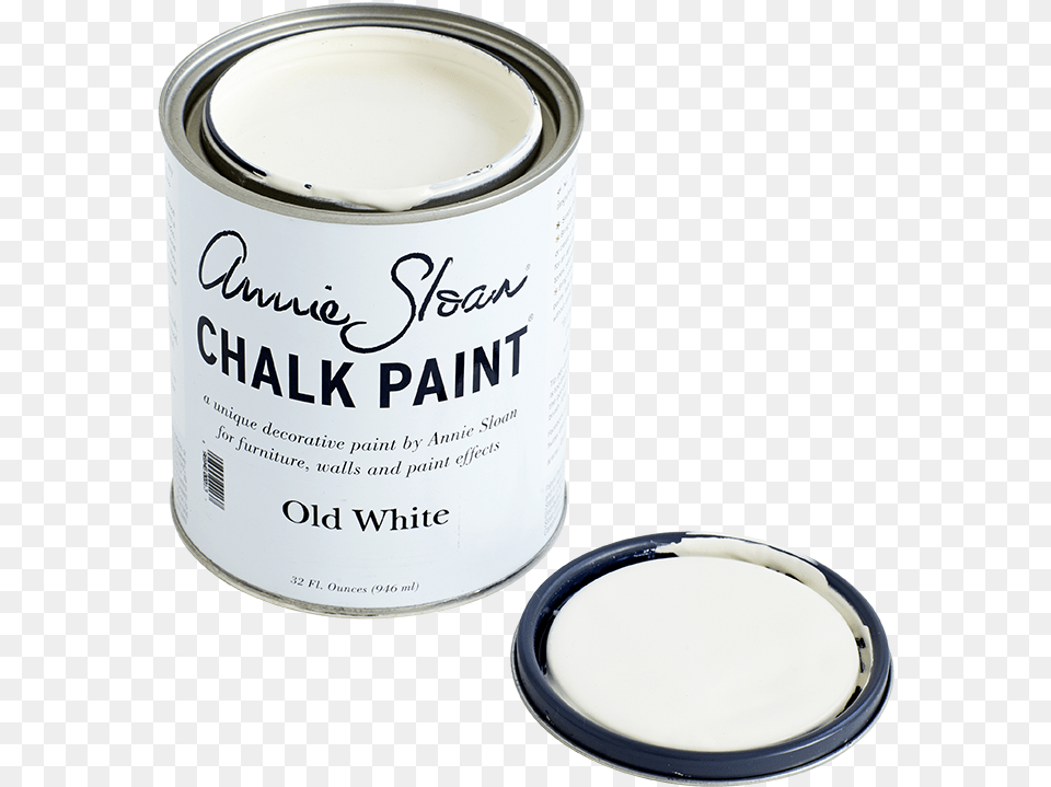 Old White Annie Sloan Chalk Paint Quart, Can, Tin, Paint Container, Plate Free Png