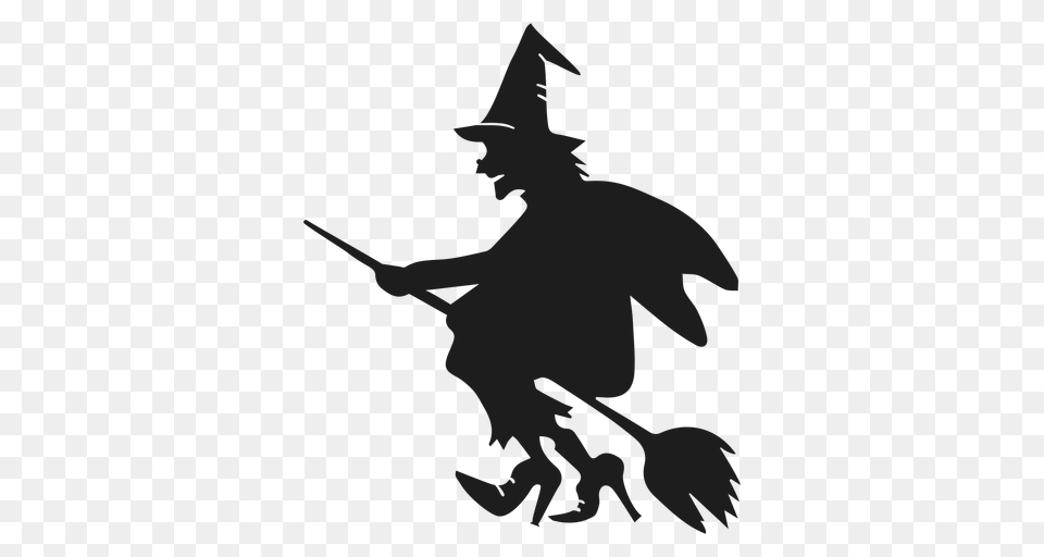 Old Witch Silhouette, Baby, Person, People Free Transparent Png