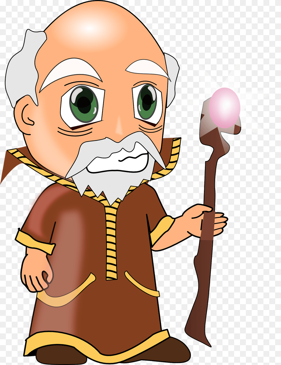 Old Wizard Clipart, Baby, Person, Book, Comics Free Transparent Png