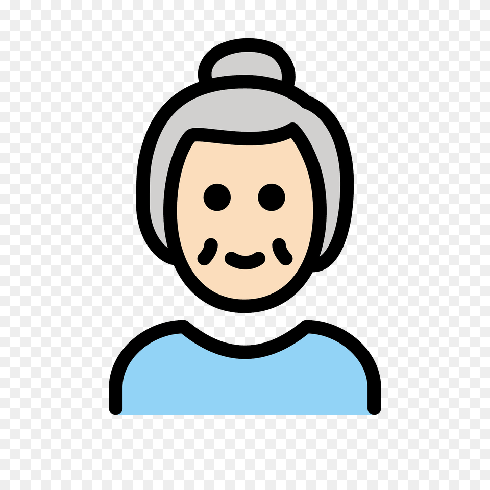 Old Woman Emoji Clipart, Art Free Transparent Png