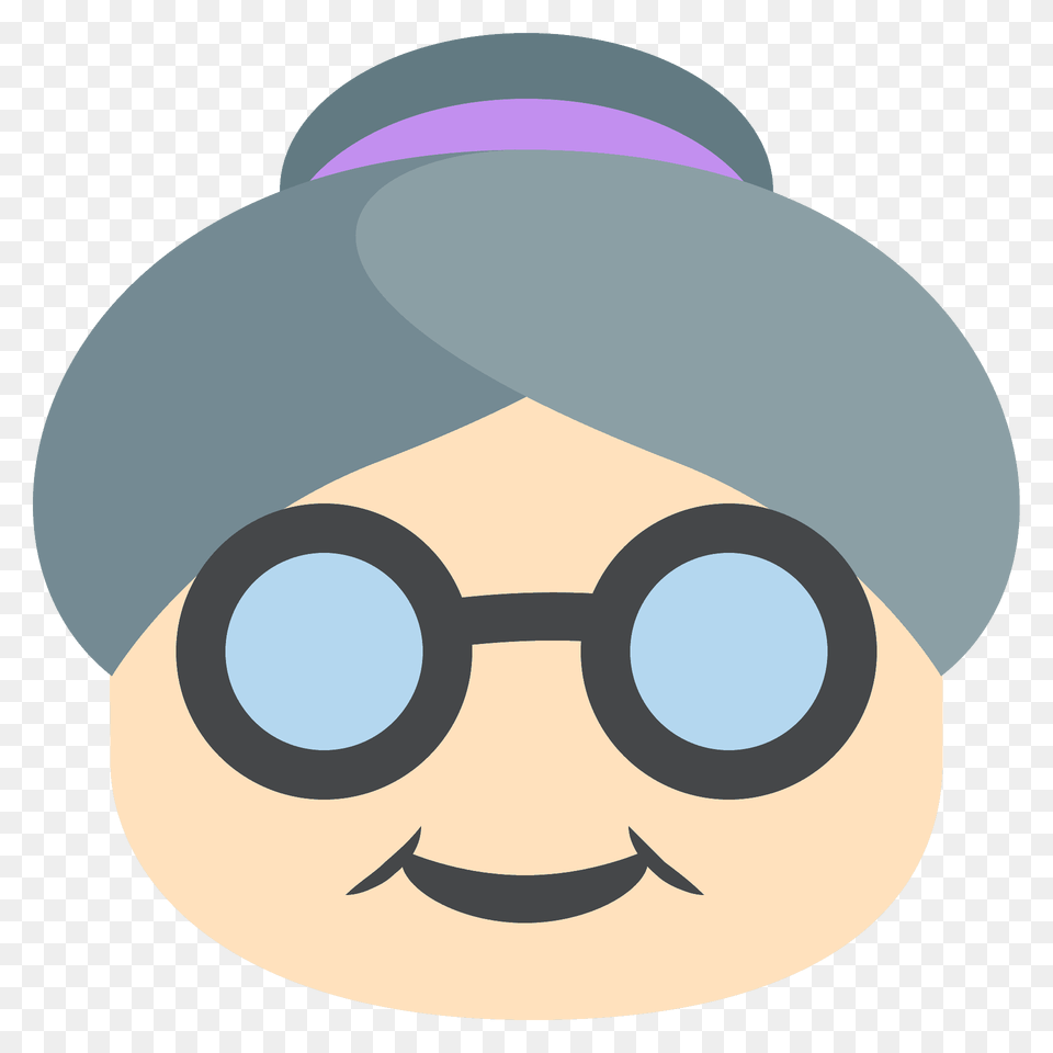Old Woman Emoji Clipart, Hat, Cap, Clothing, Accessories Png Image
