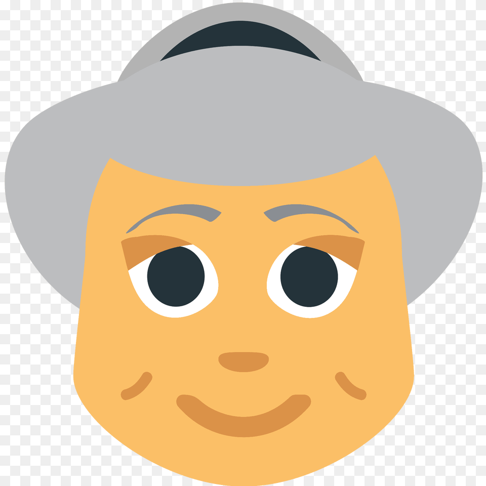 Old Woman Emoji Clipart, Cap, Clothing, Hat, Sun Hat Free Png Download