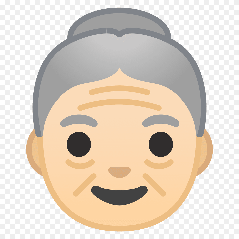 Old Woman Emoji Clipart, Cap, Clothing, Hat, Face Free Png