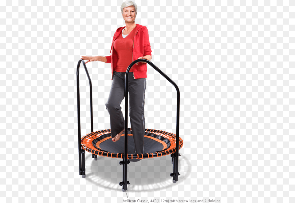 Old Woman On Trampoline, Adult, Male, Man, Person Free Png Download