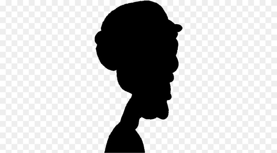 Old Woman Transparent Images Lico Siluet, Silhouette, Person Png Image