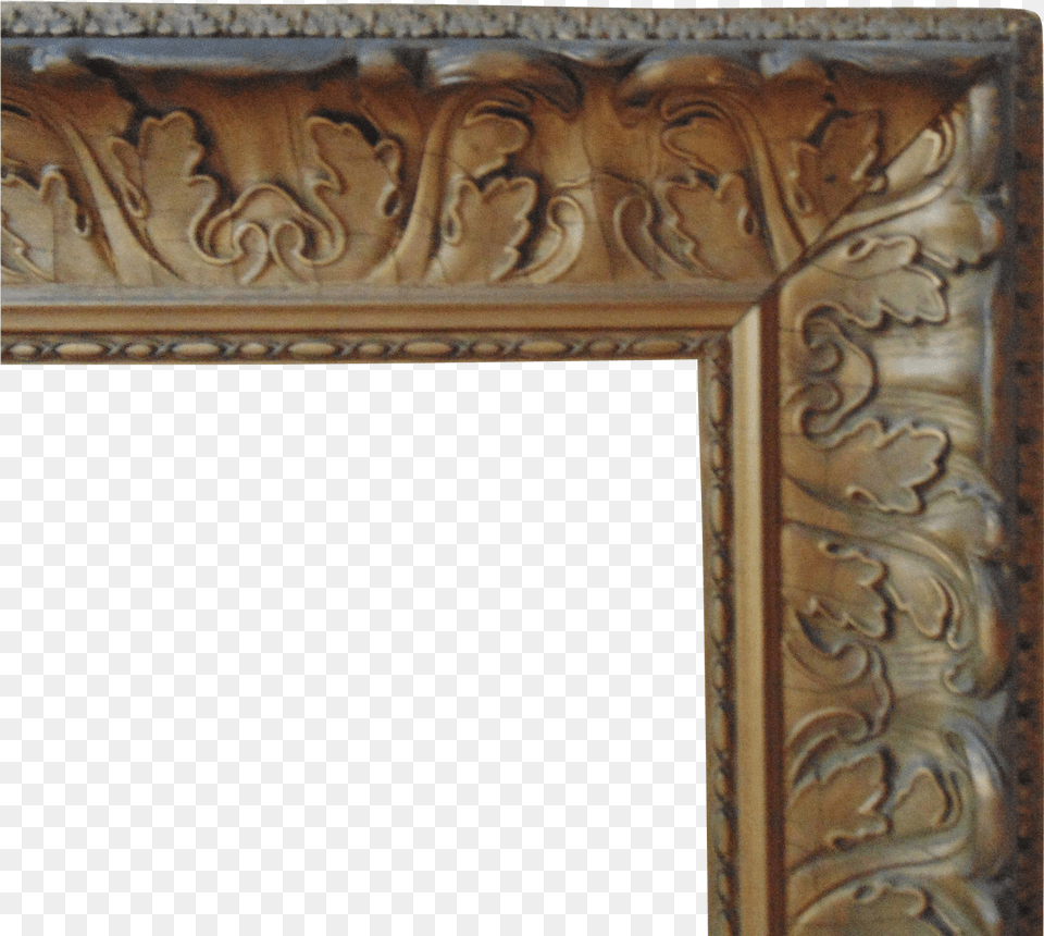 Old Wood Frame Antique Wood Leaf Frame, Art, Painting, Fireplace, Indoors Free Png Download