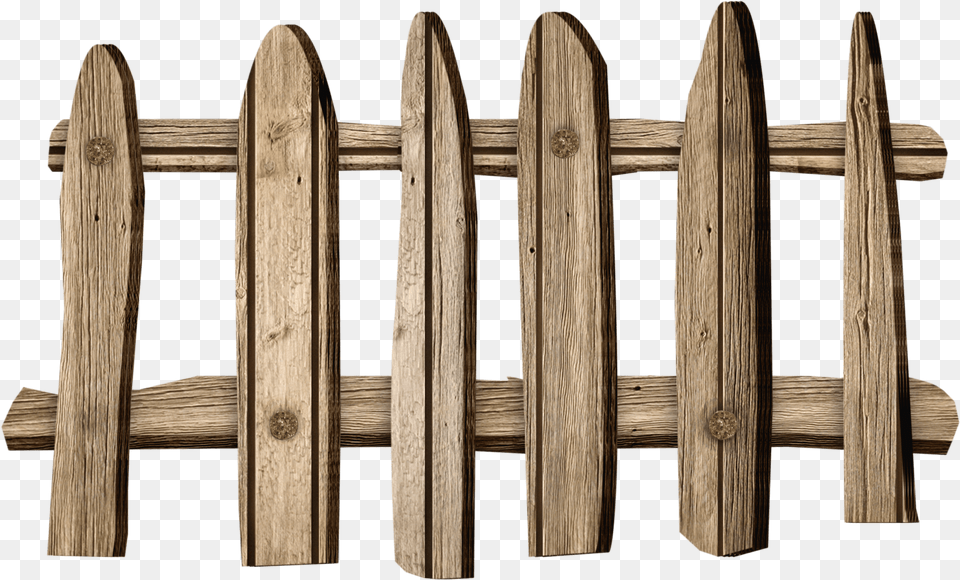 Old Wooden Fence Wood Fence, Picket Png Image