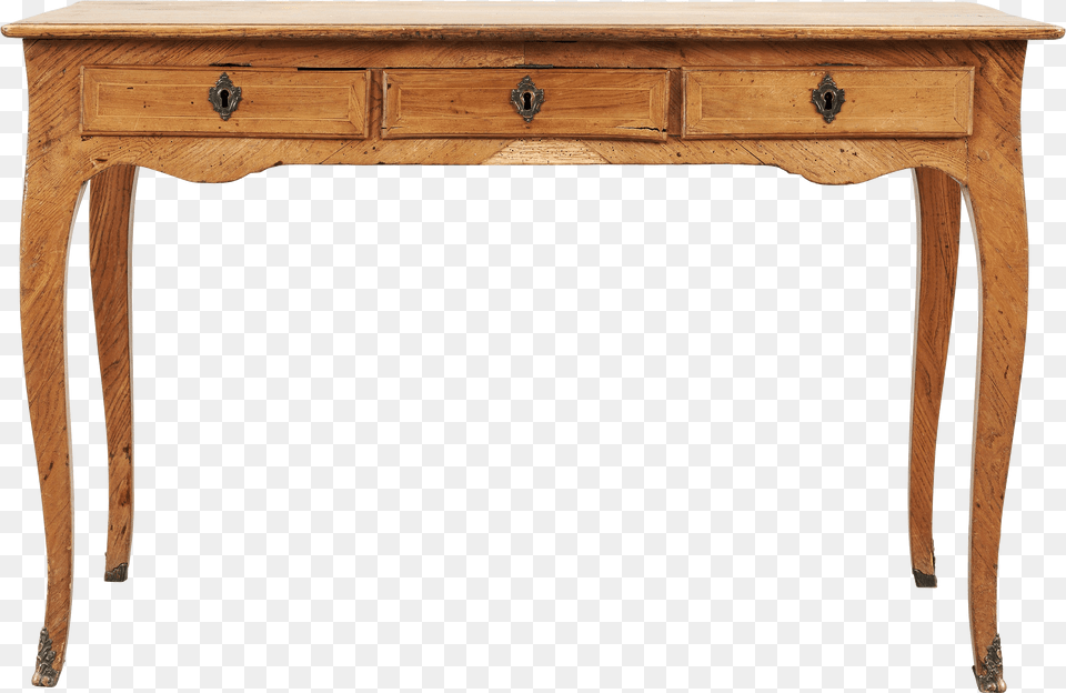 Old Wooden Table, Desk, Furniture, Drawer, Sideboard Free Png Download