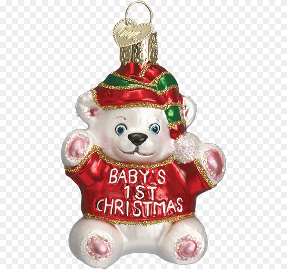 Old World Christmas Baby S First Christmas, Person, Face, Head, Accessories Free Transparent Png