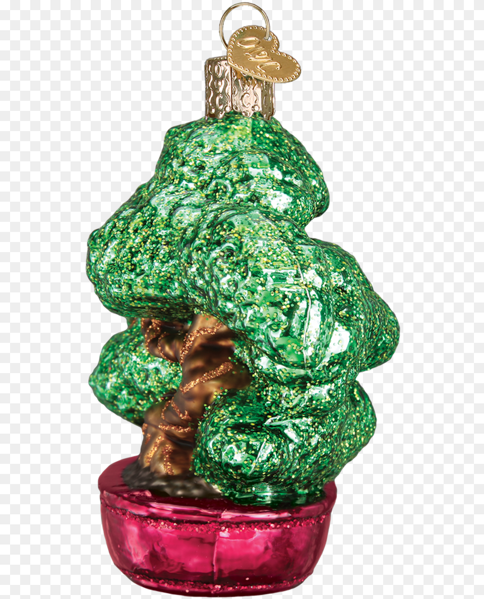 Old World Christmas Bonsai Tree Glass Ornament Christmas Ornament, Accessories, Jewelry, Gemstone, Female Free Png Download