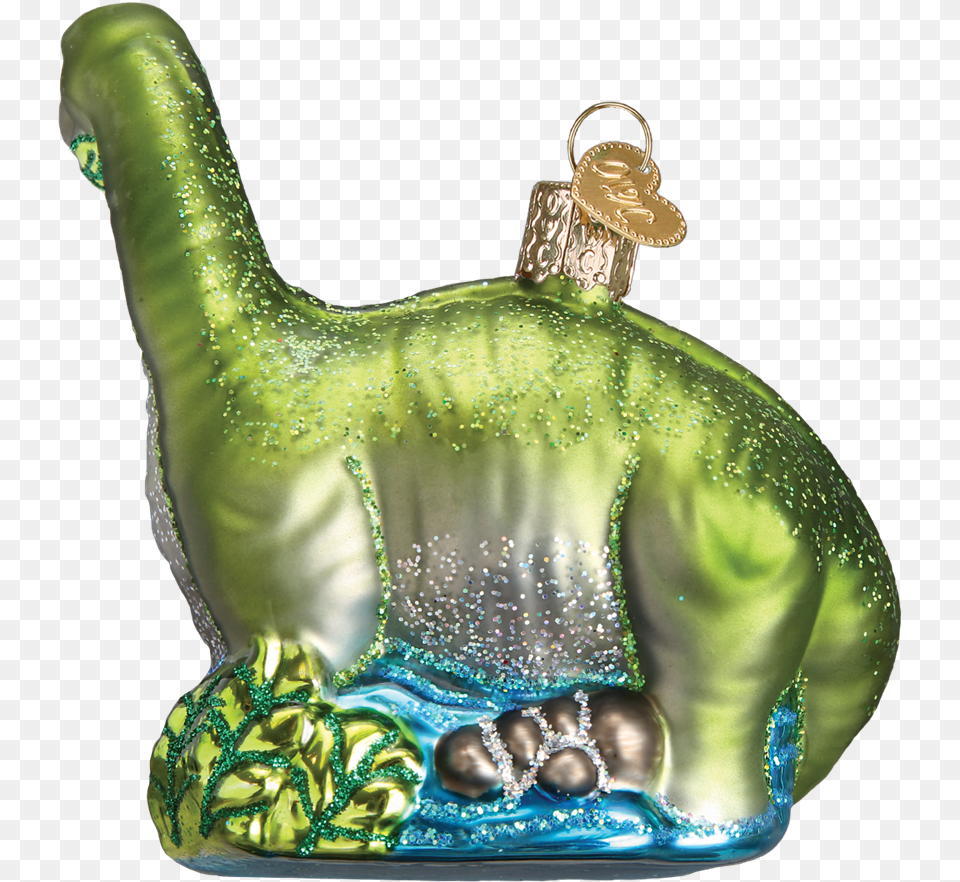 Old World Christmas Brontosaurus Dinosaur Christmas Animal, Accessories, Figurine, Food, Gourd Png