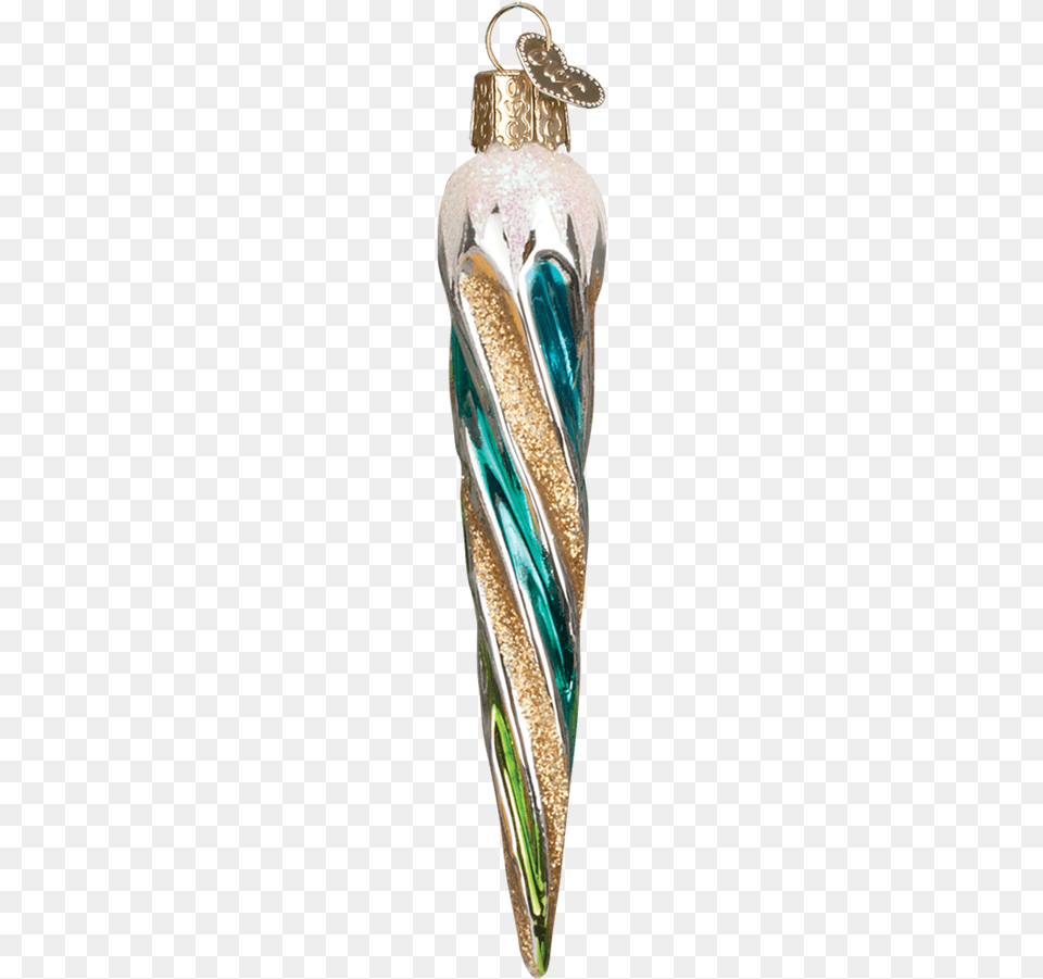 Old World Christmas Fashion Icicles Glass Ornament Old World Christmas Fashion Icicle Glass Blown Ornament, Accessories, Jewelry, Earring, Gemstone Free Png