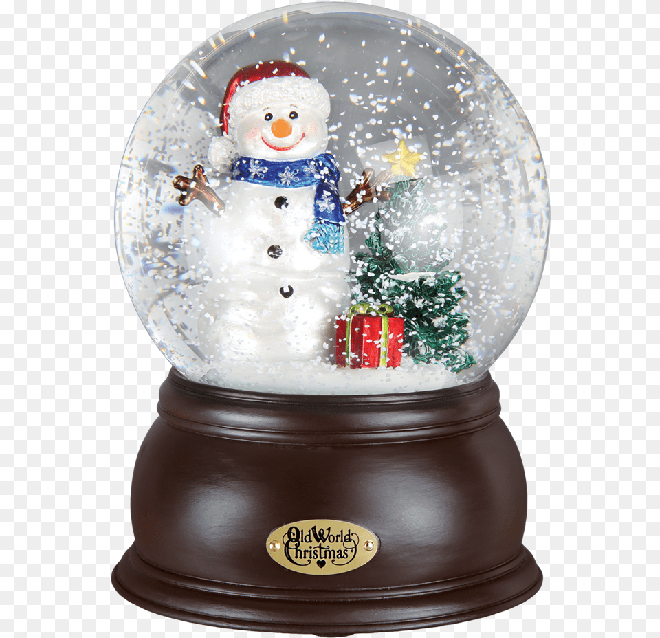 Old World Christmas Happy Snowman Snow Globe 2019 Christmas Snow Globe, Nature, Outdoors, Winter Free Transparent Png