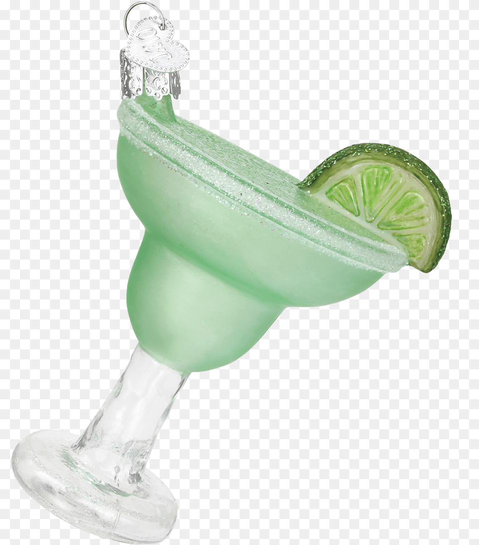 Old World Christmas Margarita Glass Blown Ornament, Produce, Plant, Lime, Fruit Png