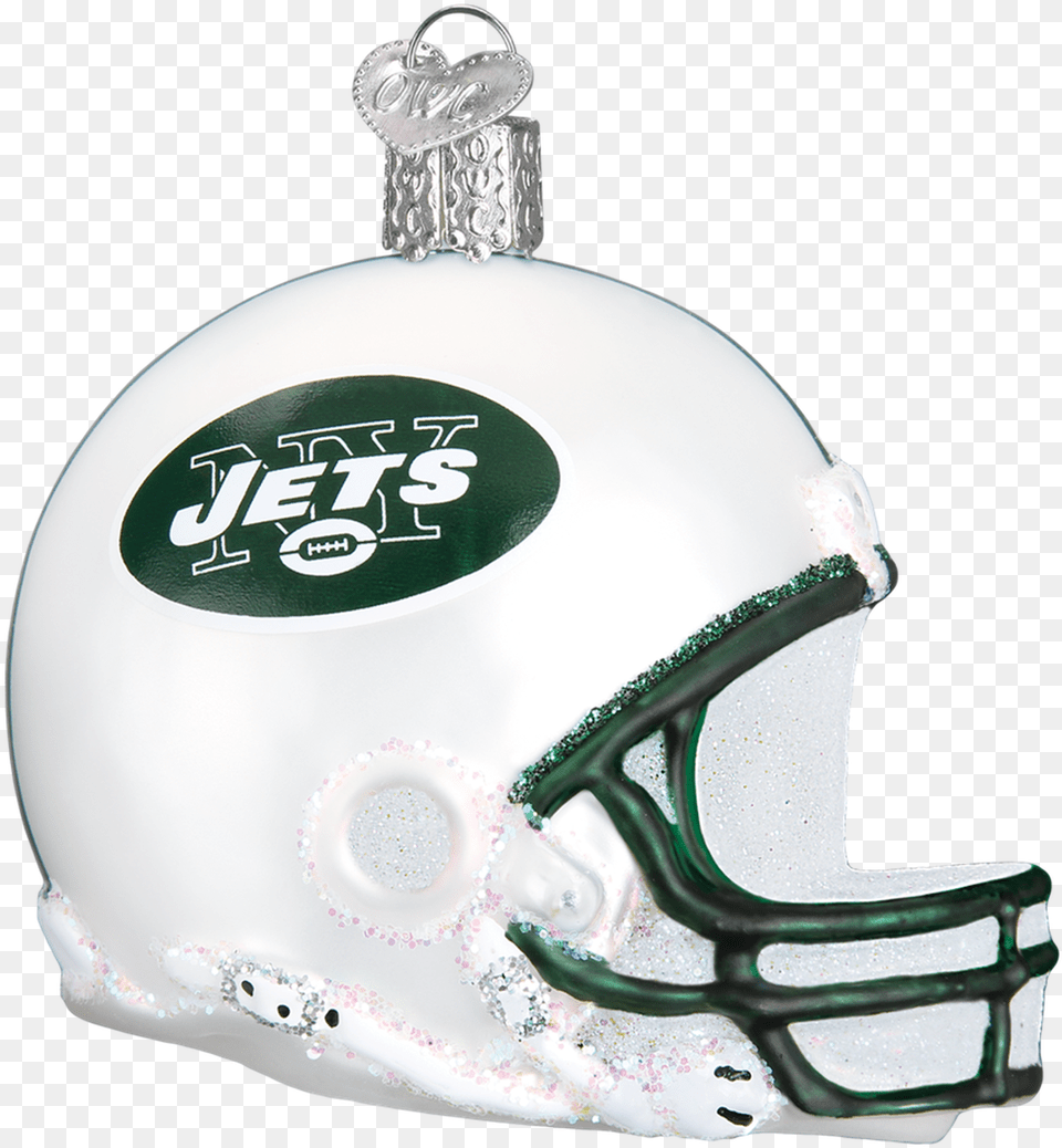 Old World Christmas New York Jets, Helmet, American Football, Football, Person Free Png Download