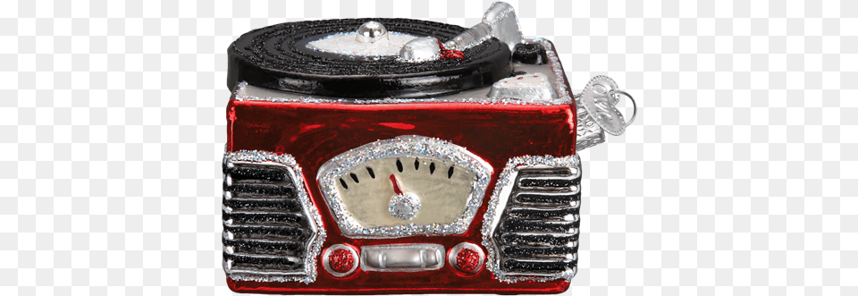 Old World Christmas Record Player Glass Ornament Free Transparent Png