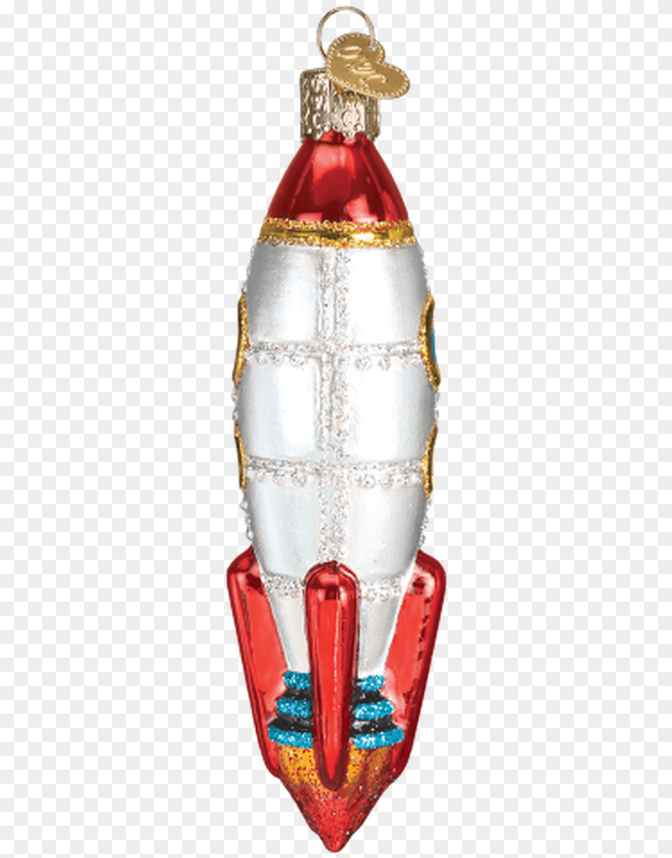 Old World Christmas Rocket Space Ship Ornament Tediore Guns Background, Accessories, Adult, Bride, Female Png