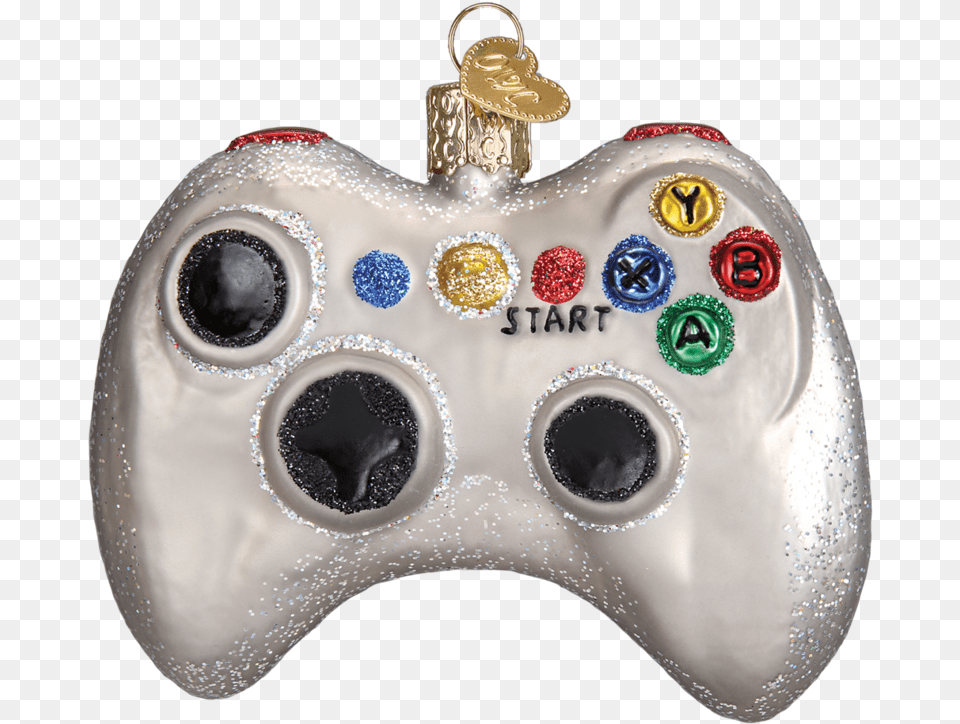 Old World Christmas Video Game Controller Glass Blown, Electronics, Paint Container, Palette Free Png