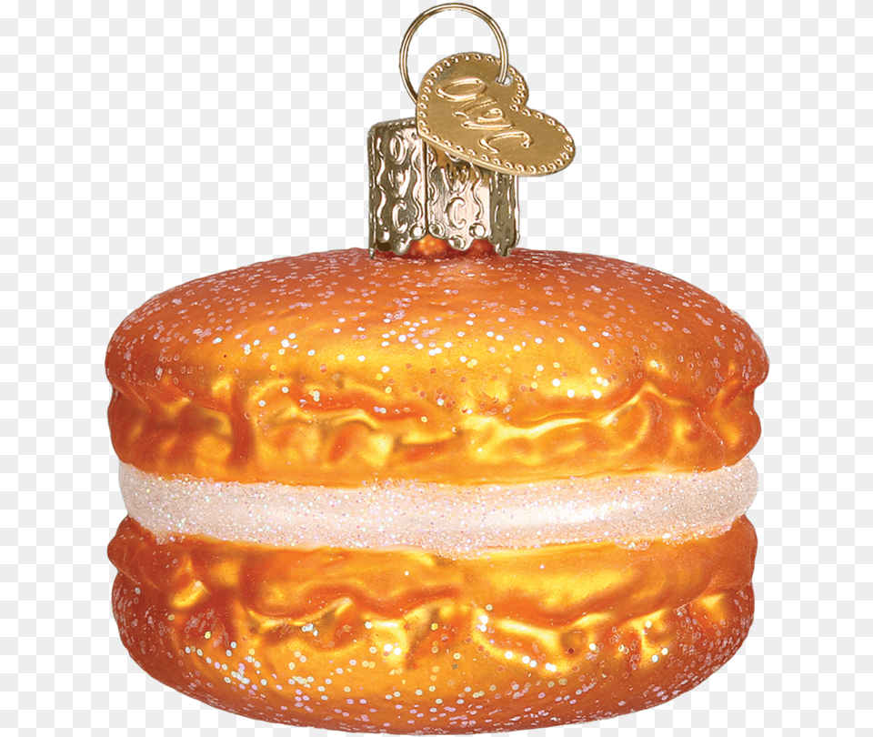 Old World Macaron Glass Ornament Fast Food, Birthday Cake, Cake, Cream, Dessert Png
