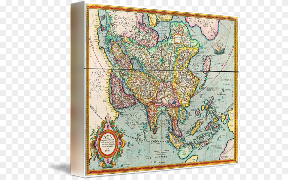 Old World Map Asia, Atlas, Chart, Diagram, Plot Free Png
