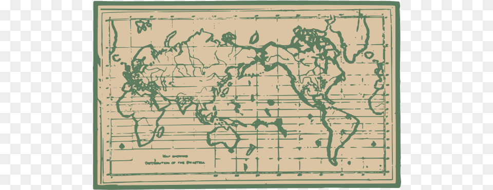 Old World Map Via Degli Artigiani Firenze, Chart, Plot, Atlas, Diagram Png Image