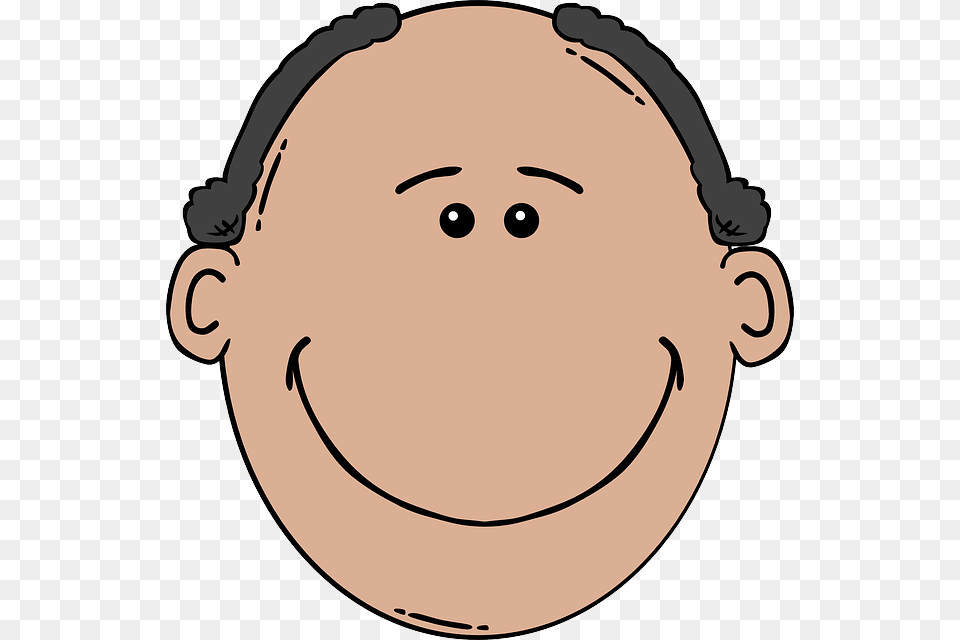 Old World People Happy Man Faces Face Cartoon Bald Clipart, Baby, Person, Food, Fruit Free Transparent Png