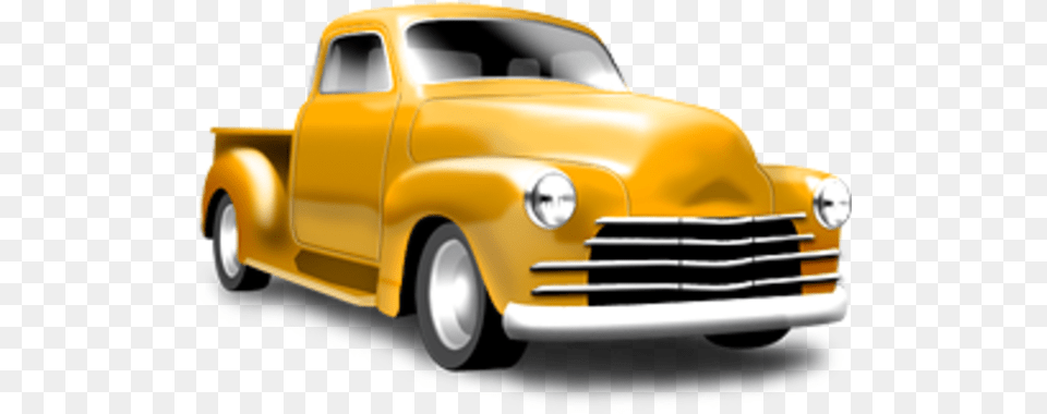 Old Yellow Truck Official Psds Car Icon, Pickup Truck, Transportation, Vehicle, Moving Van Free Png Download