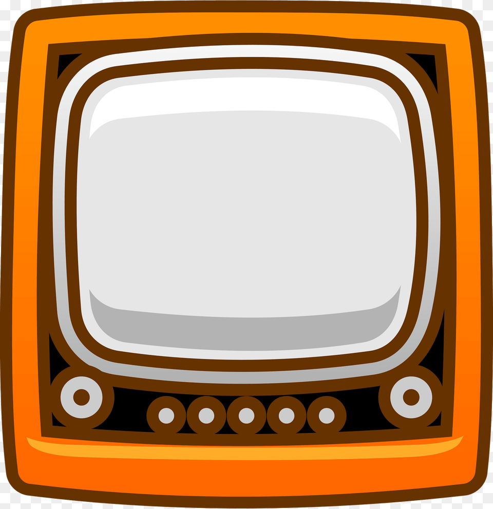 Old Yellow Tv Clipart, Computer Hardware, Screen, Monitor, Hardware Free Transparent Png